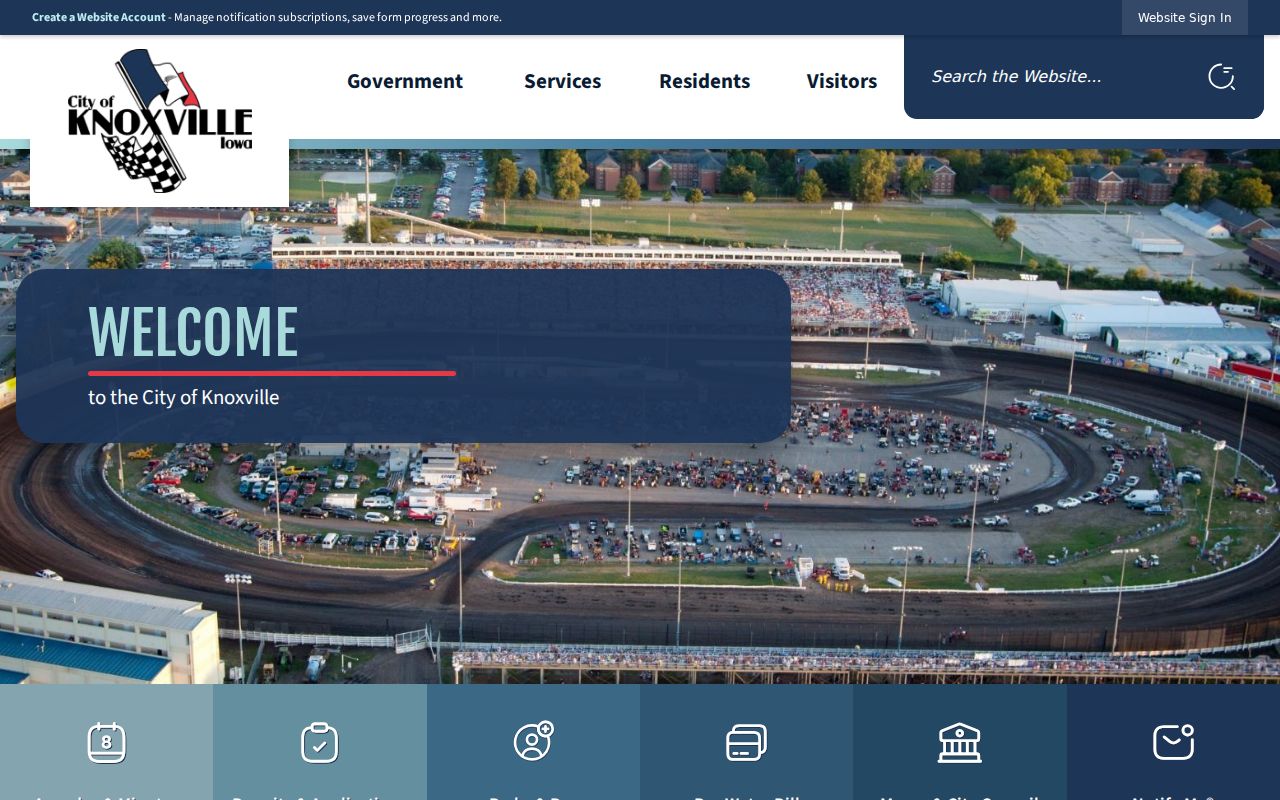 Official Knoxville city government landing page